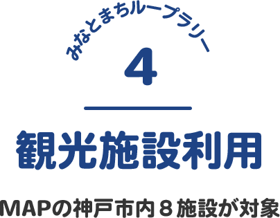 観光施設利用｜MAPの神戸市内８施設が対象