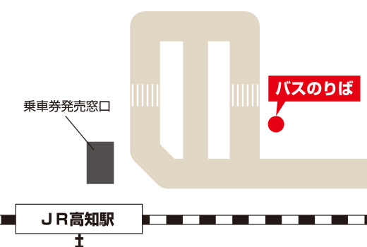 高知駅バスターミナル